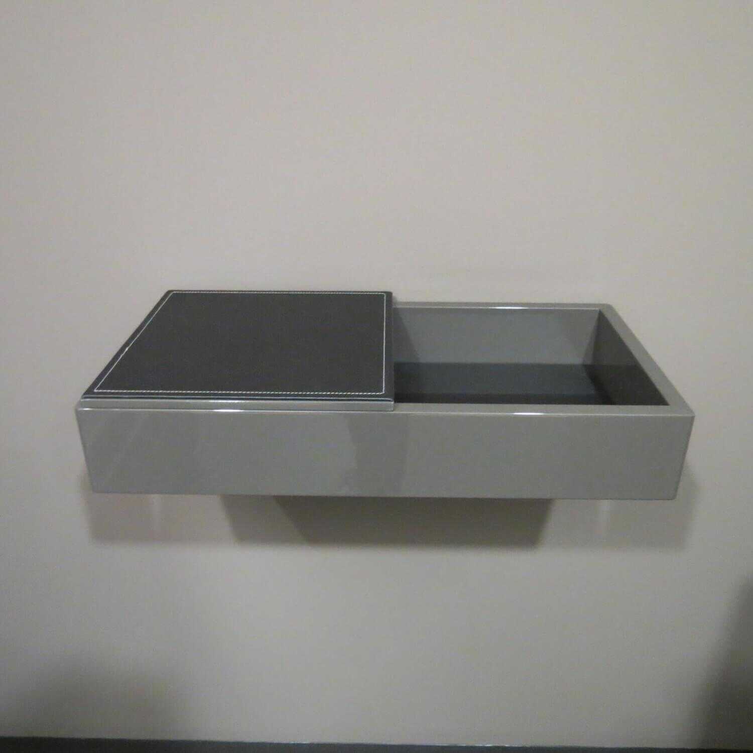 Schönbuch - Konsole Hesperide 105 Granit Hochglanz 130 Leder Schwarz - 3