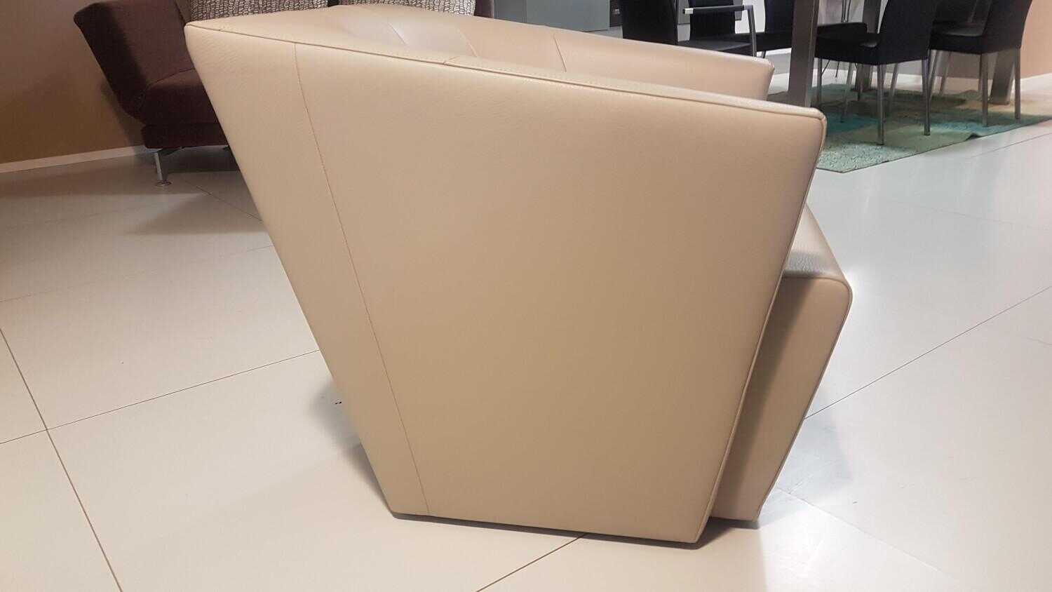 Jori - Sessel Ice Cube Leder Lipano Ovo Creme - 5