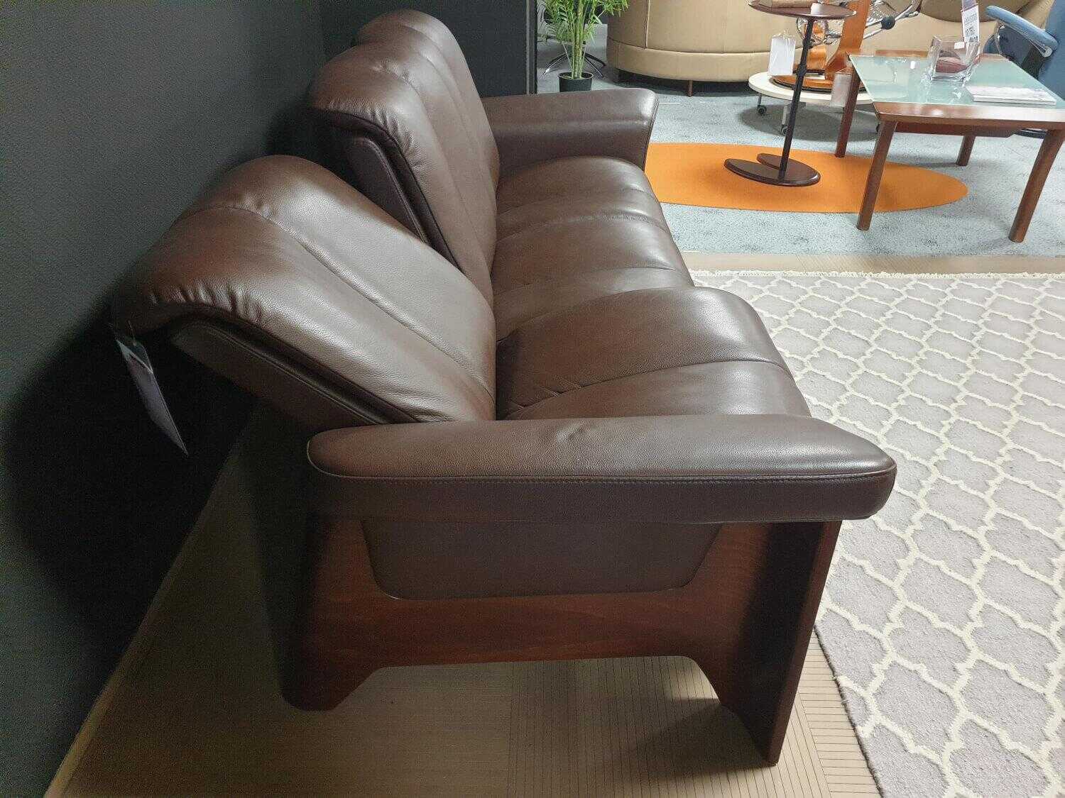 Stressless - Sofa Wizard Leder Royalin Dark Brown mit verstellbarer Lehne - 6