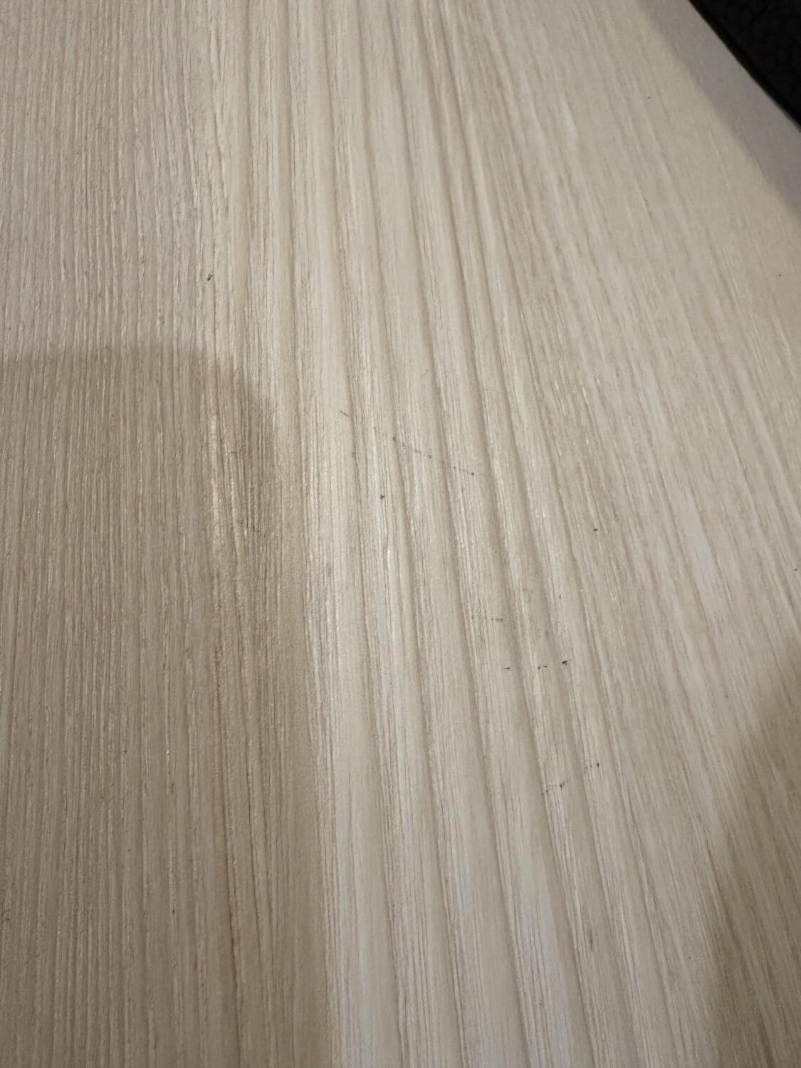 Anrei - Puro Wave Highboard W40 Esche Massiv Gebeizt Weiß Geölt Tür Farbglas Satiniert Zartbitter Schwarz - 10