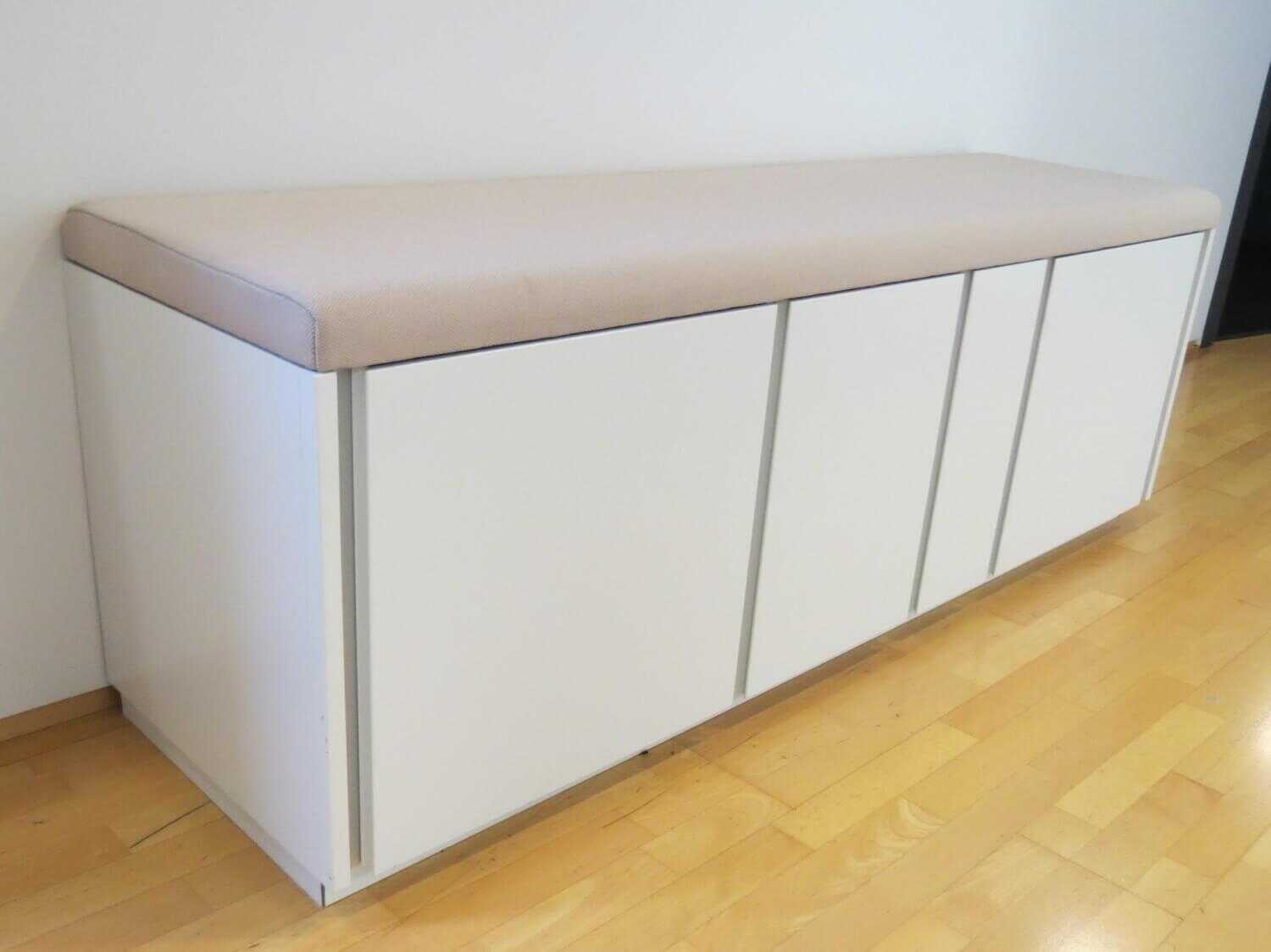 Schönbuch - Stripes Sitzbank Farbe 41 Weiß Sitzpolster Lack Puder 29 - 5