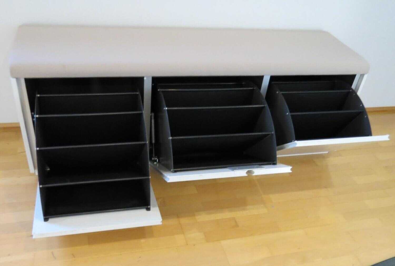 Schönbuch - Stripes Sitzbank Farbe 41 Weiß Sitzpolster Lack Puder 29 - 6