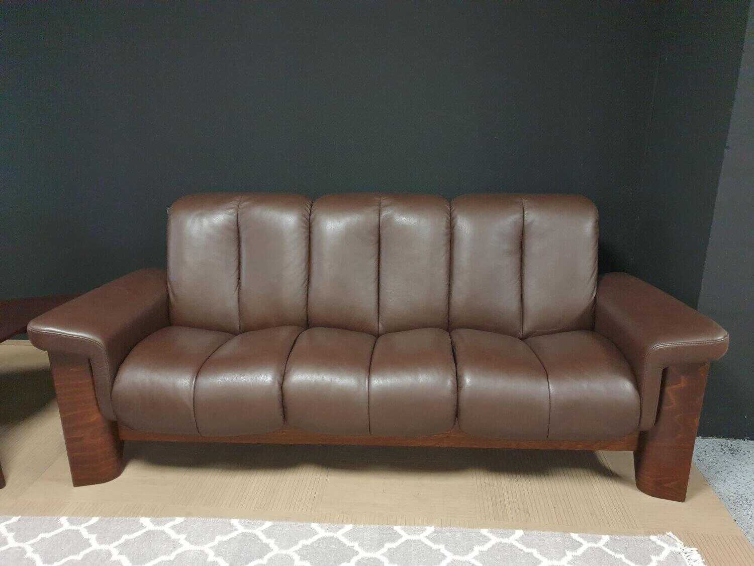 Stressless - Sofa Wizard Leder Royalin Dark Brown mit verstellbarer Lehne - 2