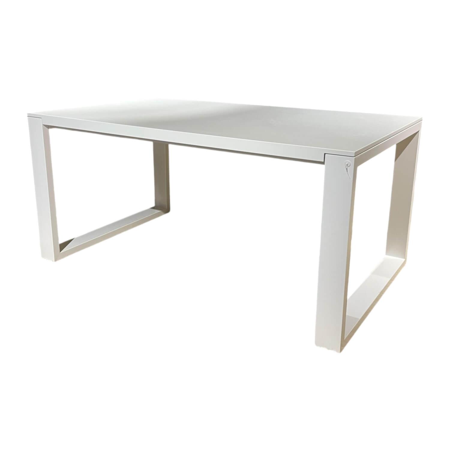 Hülsta - Esstisch T 130 - 130161 Reinweiß Lackiert Gestell Pulverbrschichtet - 1