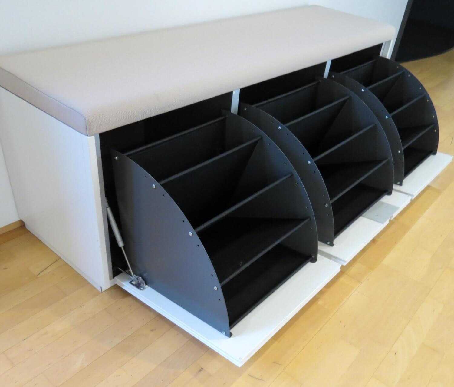 Schönbuch - Stripes Sitzbank Farbe 41 Weiß Sitzpolster Lack Puder 29 - 8