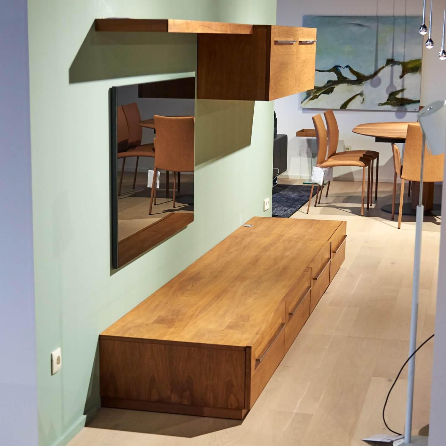 Riva1920 - Wohnwand Sipario Nussbaum Geölt - 8