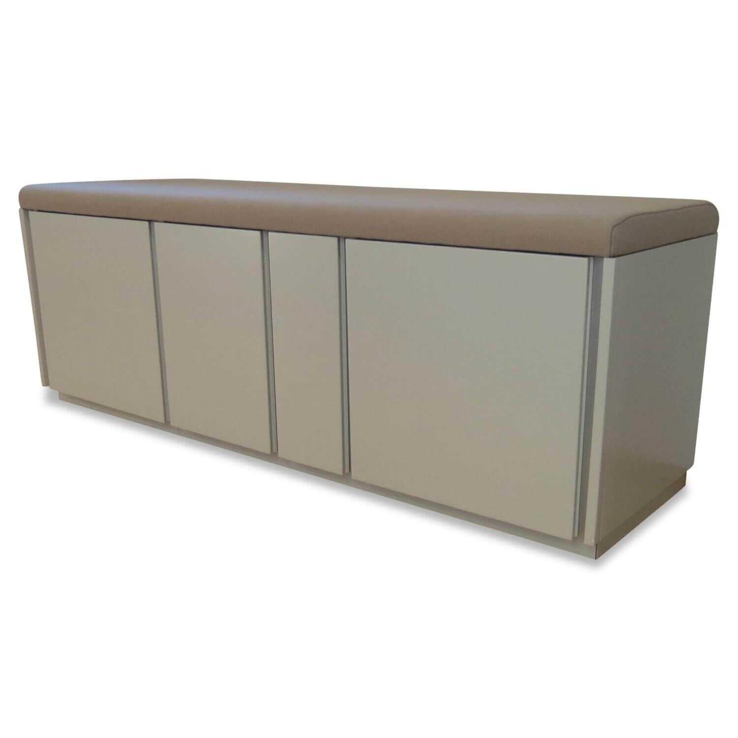 Schönbuch - Stripes Sitzbank Farbe 41 Weiß Sitzpolster Lack Puder 29 - 1