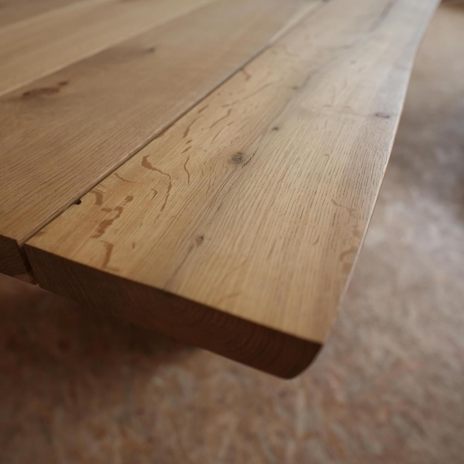 Riva1920 - Esstisch Sky-Briccola SM Platte Gewachst Gestell In Rautenform Irondust Lackiert Anthrazitgrau - 4