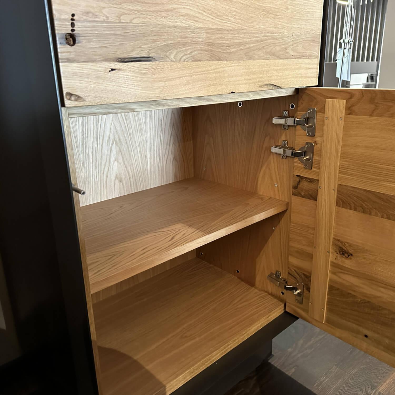 Riva1920 - Kommode Rialto Front Briccola Pfahlholz Aus Venedig Korpus Eisen Lackiert Mit 2 Türen - 5