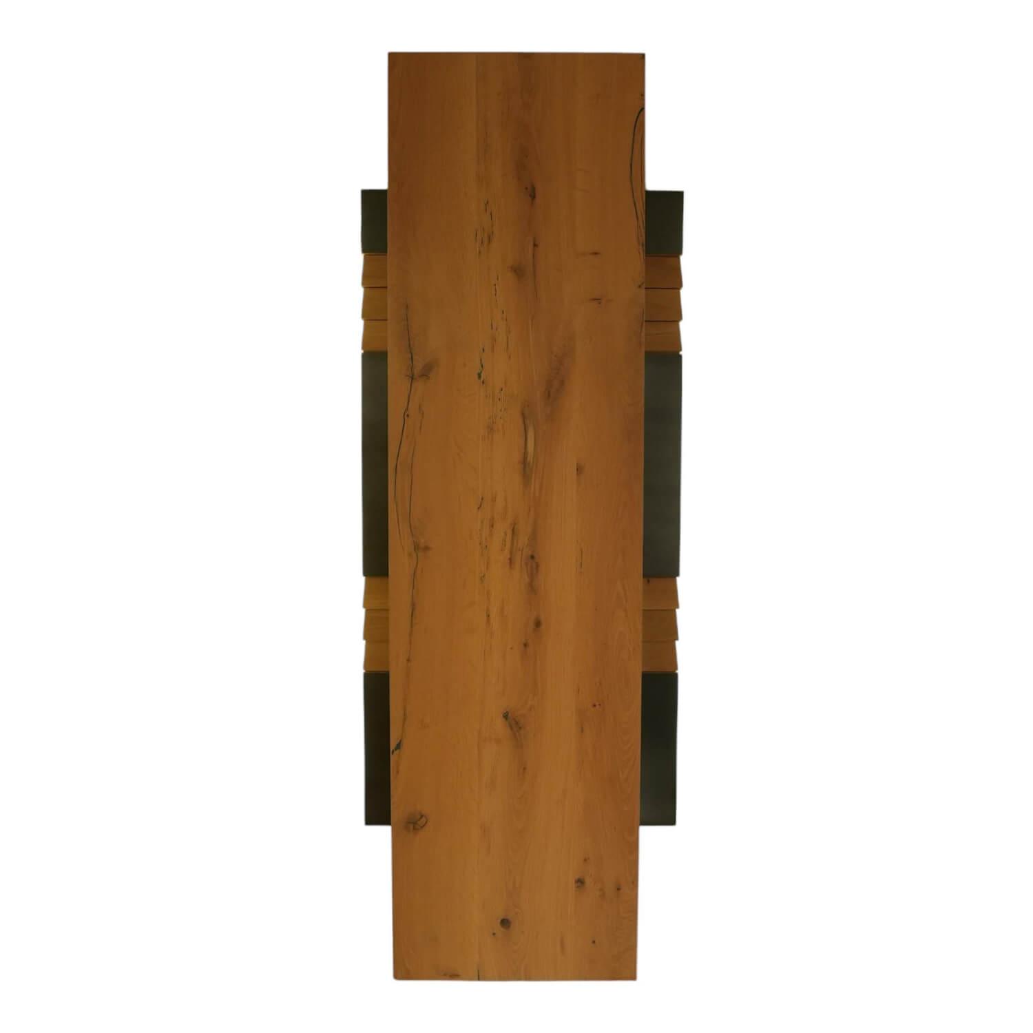 Voglauer - Garderobe V Organo Wildeiche Rustiko Inklusive Seitliche Beleuchtung Mit Schalter - 1