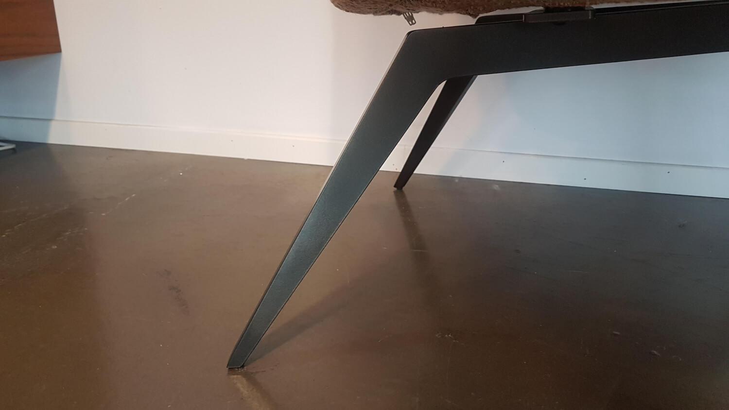 Lema - Sessel Lounge Chair Bice Stoff DD TDD81 Sarin Orange Füße Bronzefarben - 2