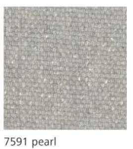 Walter Knoll - Sessel Foster 520-10C Stoff Flanell Grau Rücken Saddle Leder Coffee mit Hocker - 6