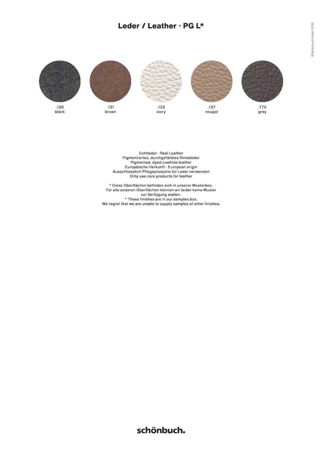 Schönbuch - Konsole Hesperide 105 Granit Hochglanz 130 Leder Schwarz - 6