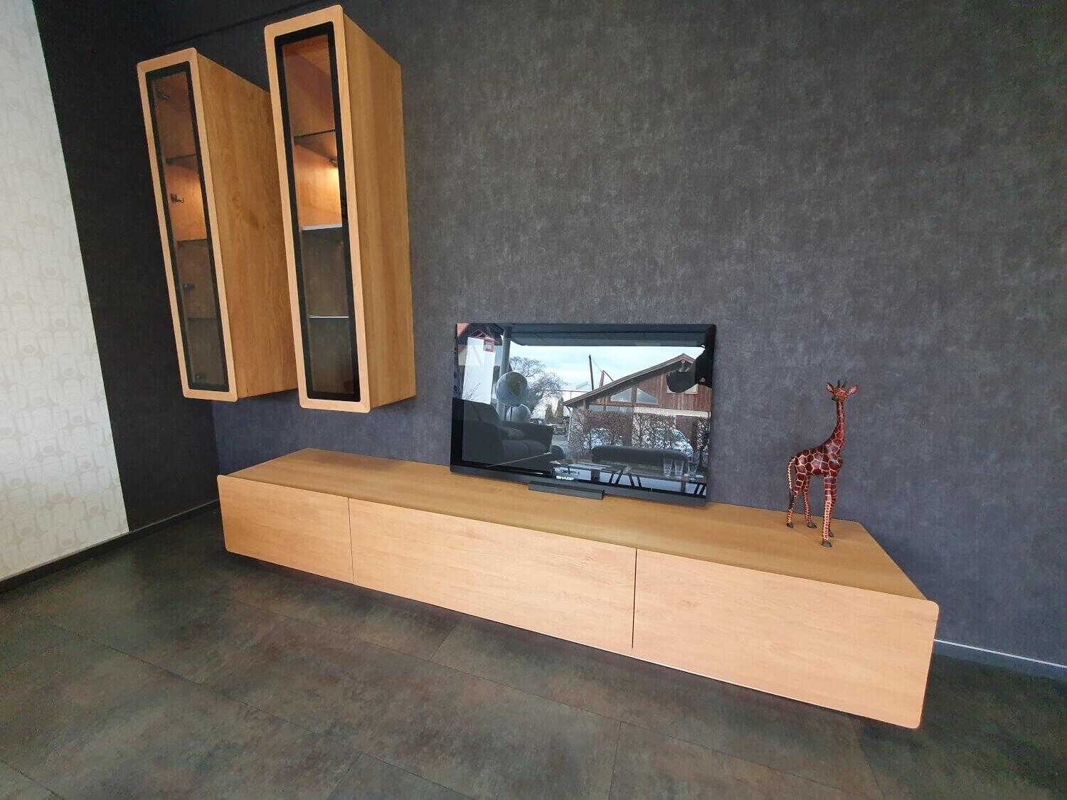 Hülsta - Wohnwand Solid Eiche Massiv Geölt - 2