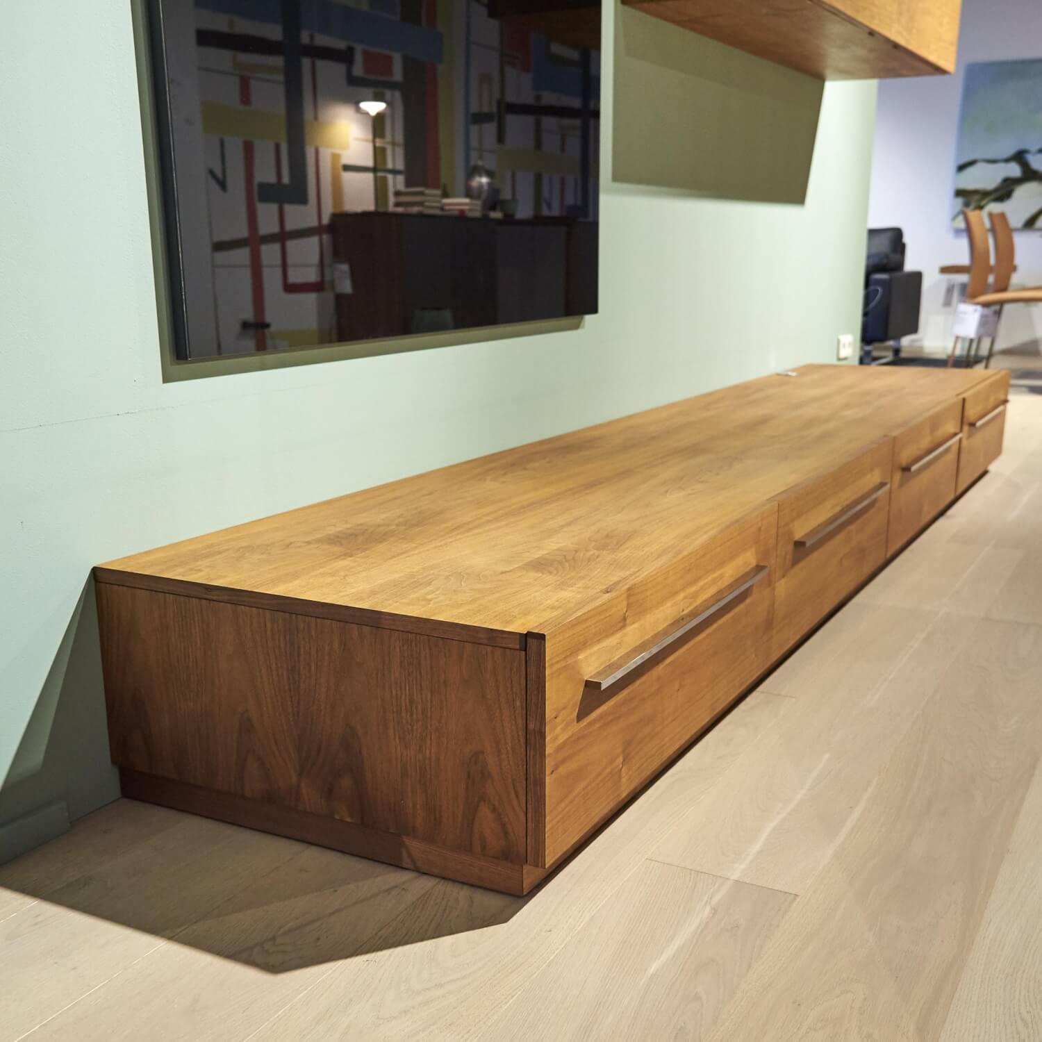 Riva1920 - Wohnwand Sipario Nussbaum Geölt - 9