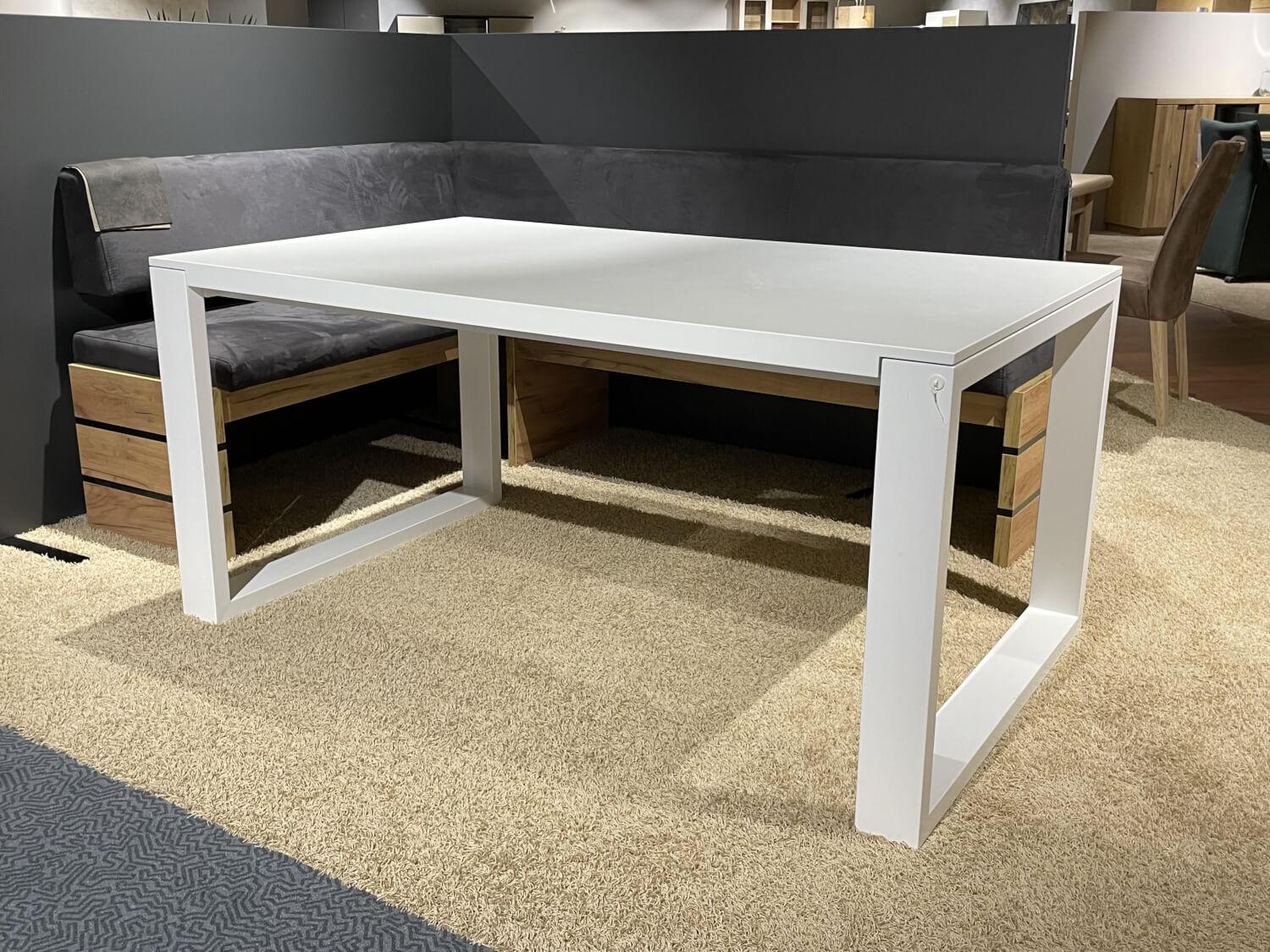 Hülsta - Esstisch T 130 - 130161 Reinweiß Lackiert Gestell Pulverbrschichtet - 7