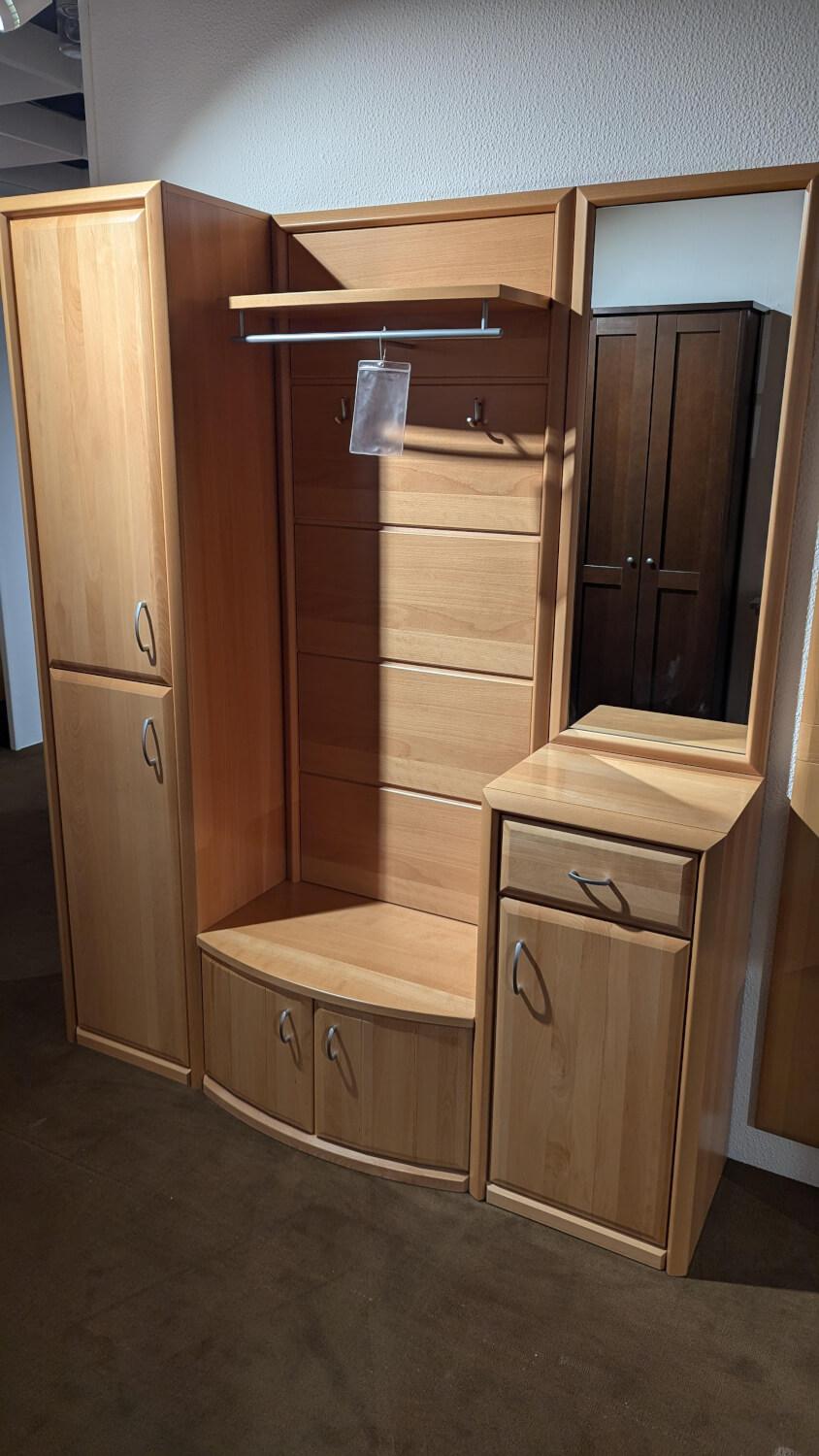 Holtkamp - Garderobe City Buche Natur Mit Spiegel - 3