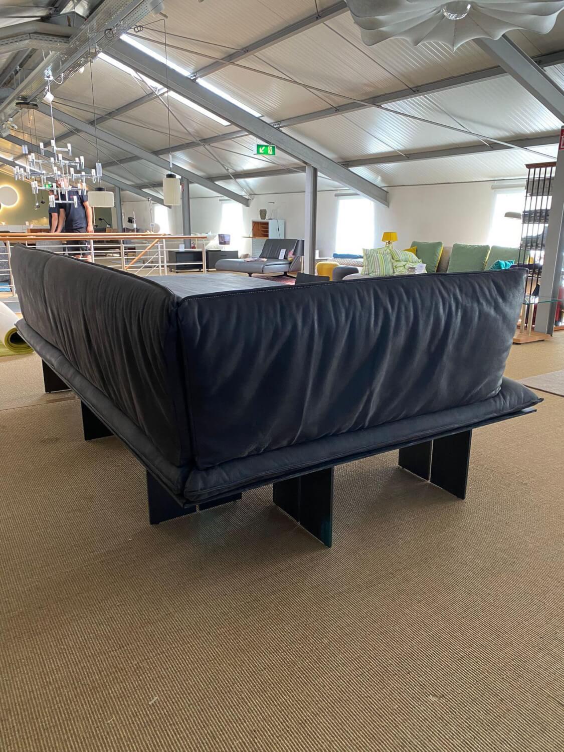 Riva1920 - Eckbank Sequoia Leder Comoscio 10 Grau - 5