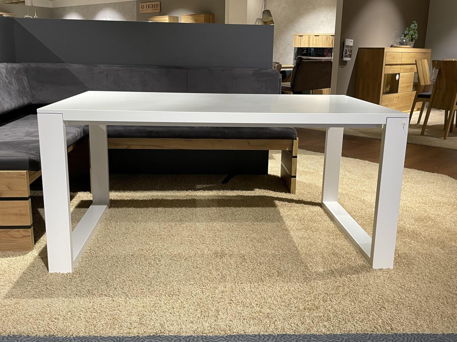 Hülsta - Esstisch T 130 - 130161 Reinweiß Lackiert Gestell Pulverbrschichtet - 3