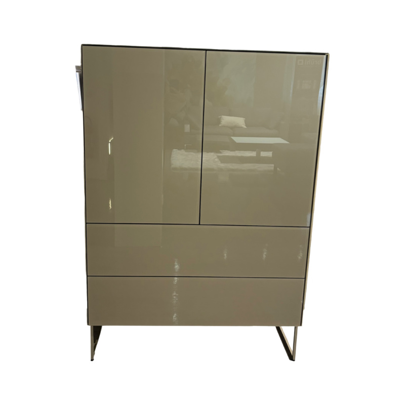 Spectral Smart Furniture - Highboard Side Glas Metallic Champagne Glänzend - 1