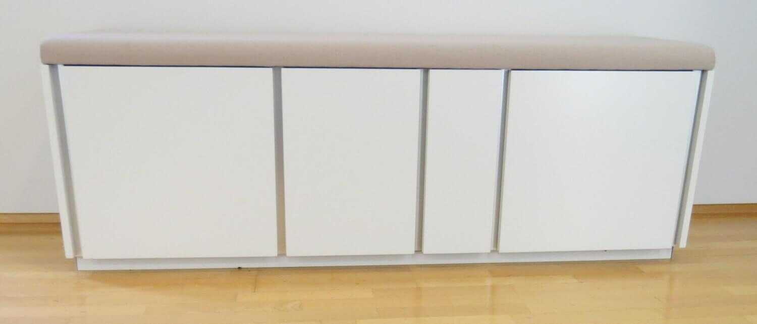 Schönbuch - Stripes Sitzbank Farbe 41 Weiß Sitzpolster Lack Puder 29 - 4