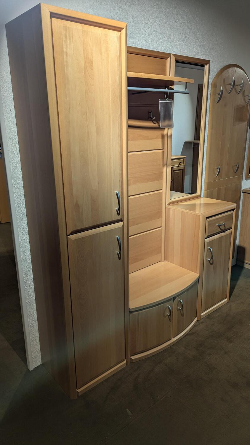 Holtkamp - Garderobe City Buche Natur Mit Spiegel - 4