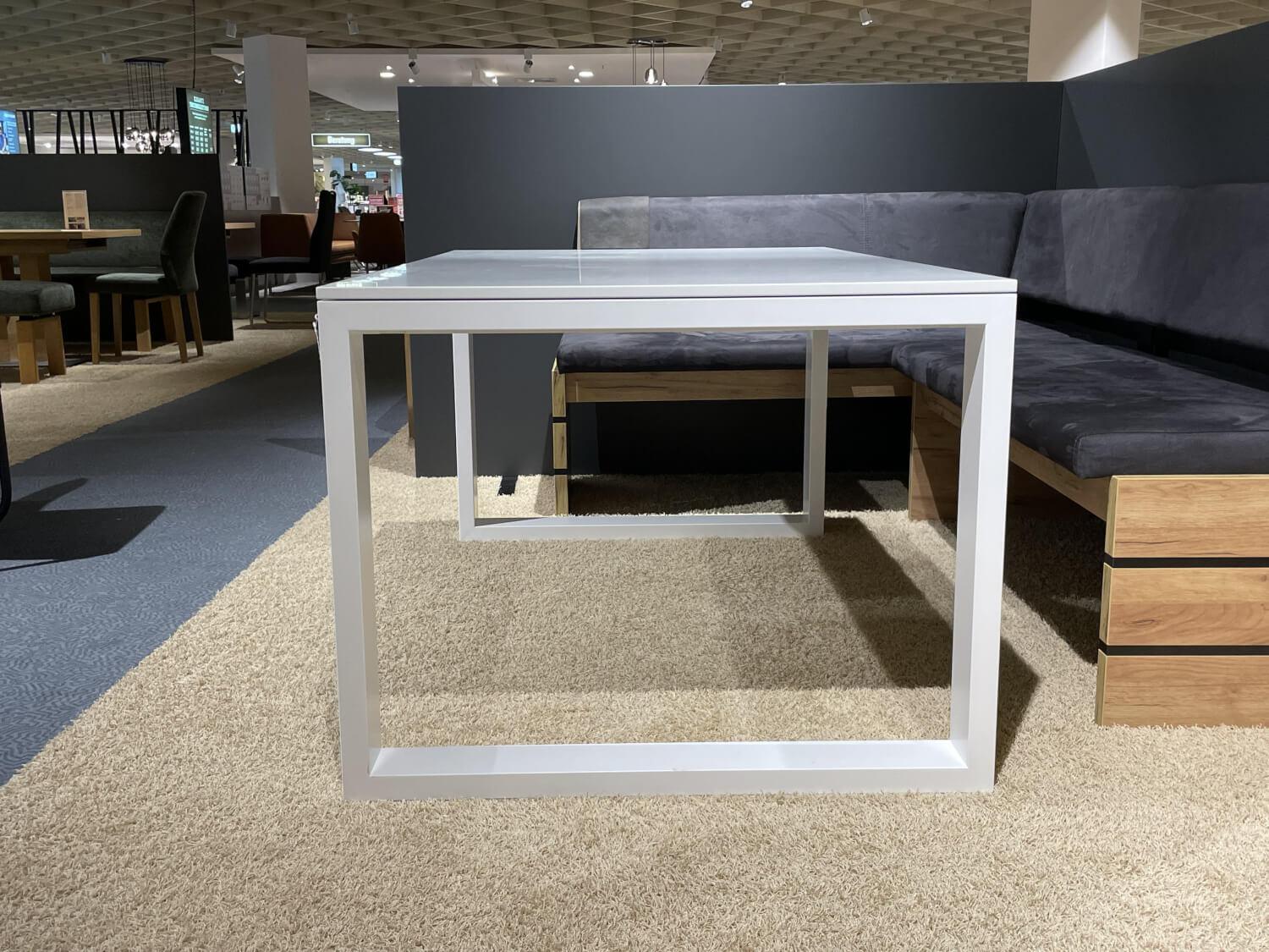 Hülsta - Esstisch T 130 - 130161 Reinweiß Lackiert Gestell Pulverbrschichtet - 4