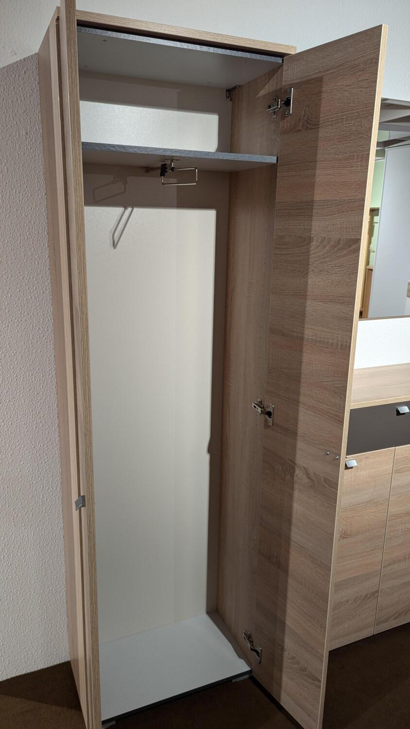 Wittenbreder - Garderobe Multi Color Una Bardolino Eiche Dekor Absetzung Lava Dekor Grau - 3