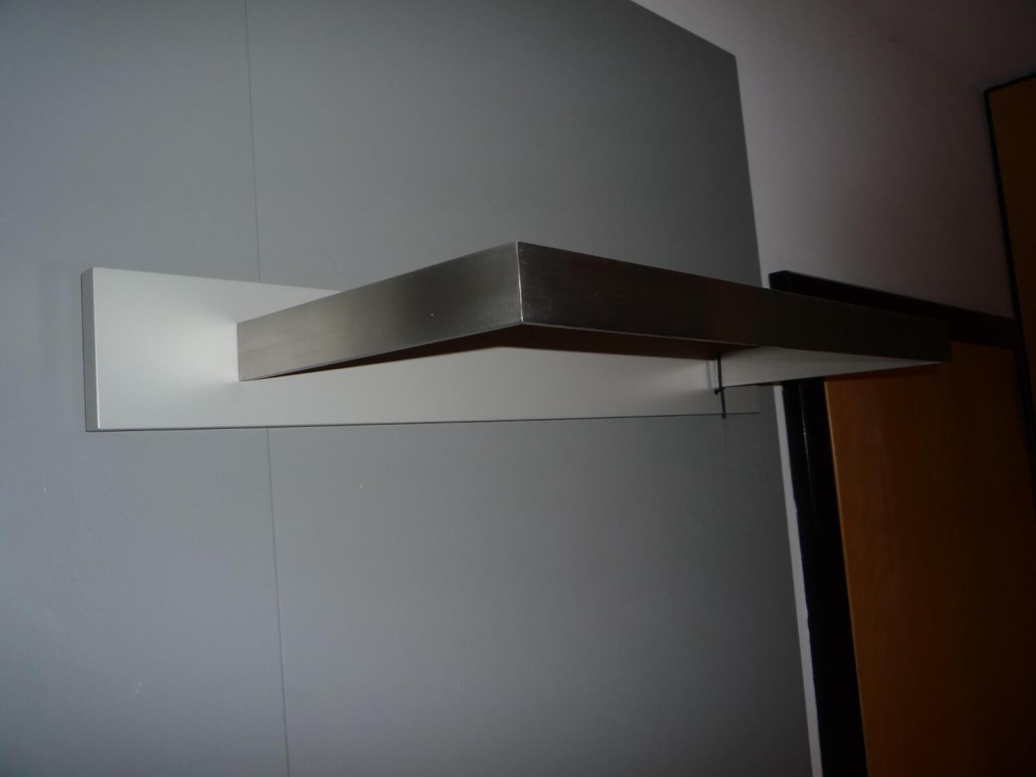 Schönbuch - Garderobe Hesperide Lack Matt Asphalt Grau Mantelstange Edelstahl Gebürstet - 3