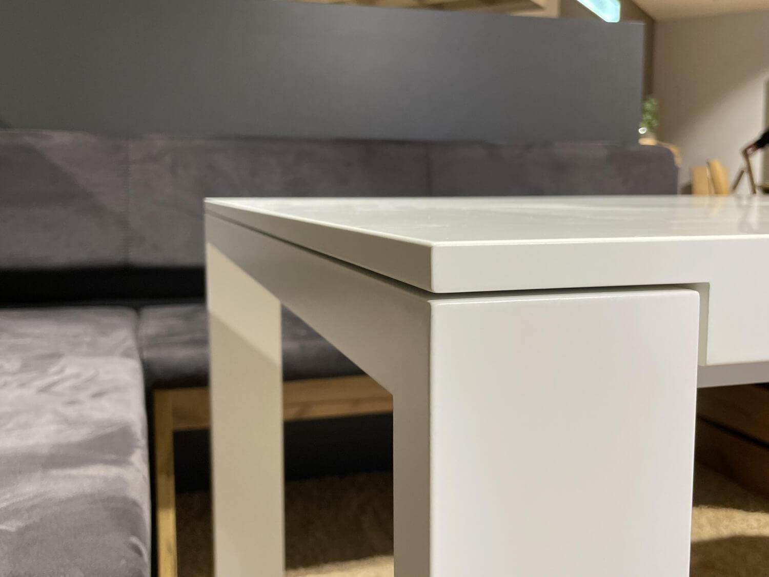 Hülsta - Esstisch T 130 - 130161 Reinweiß Lackiert Gestell Pulverbrschichtet - 5