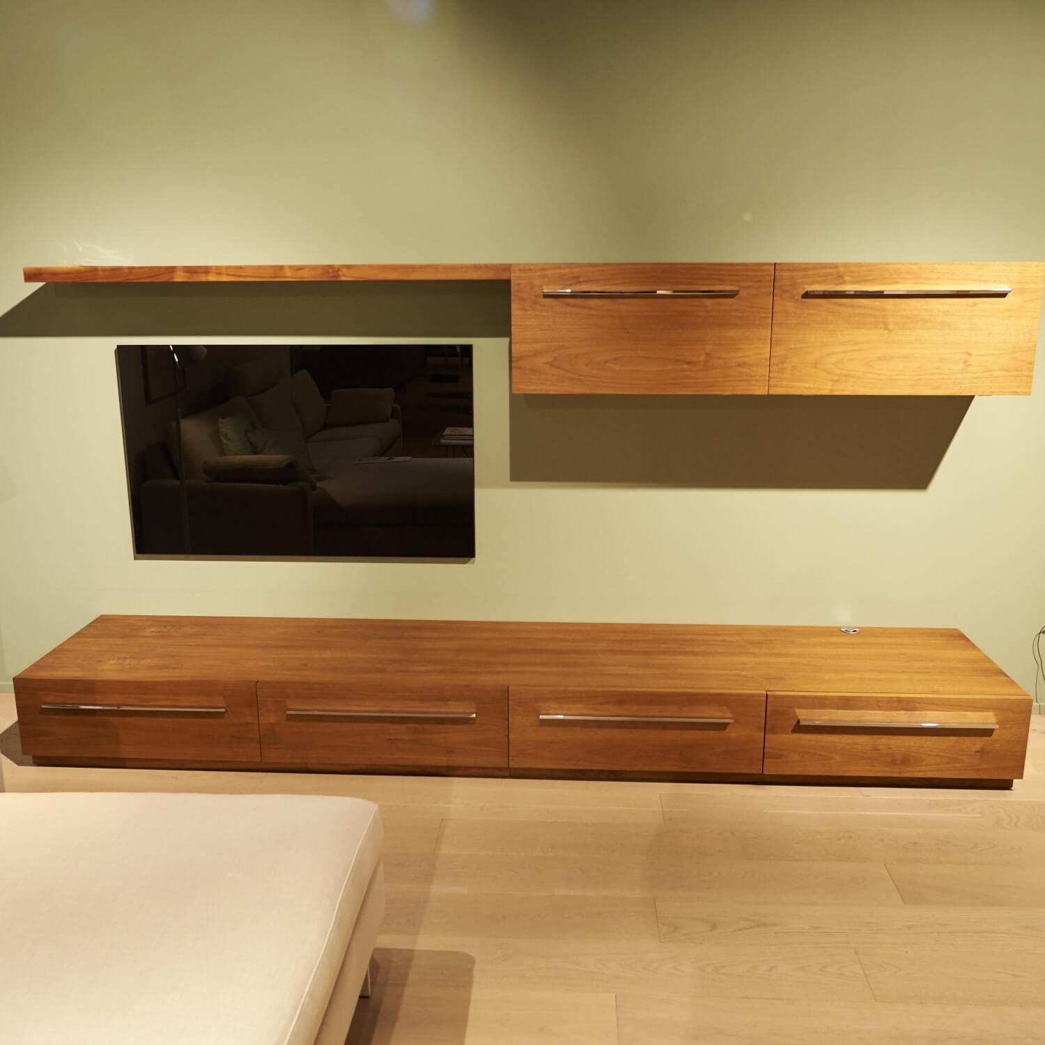 Riva1920 - Wohnwand Sipario Nussbaum Geölt - 7