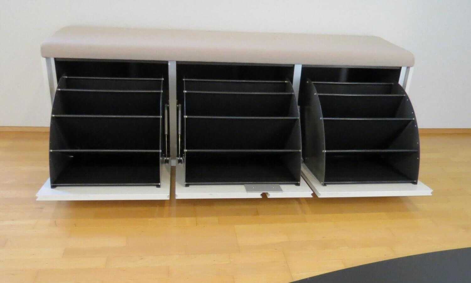 Schönbuch - Stripes Sitzbank Farbe 41 Weiß Sitzpolster Lack Puder 29 - 9