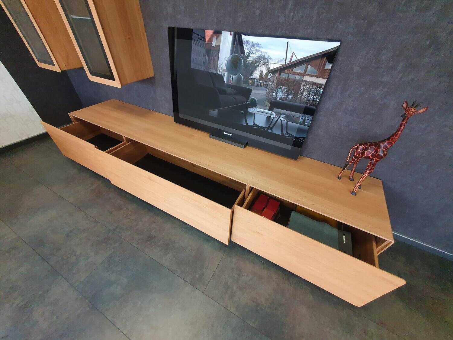 Hülsta - Wohnwand Solid Eiche Massiv Geölt - 4