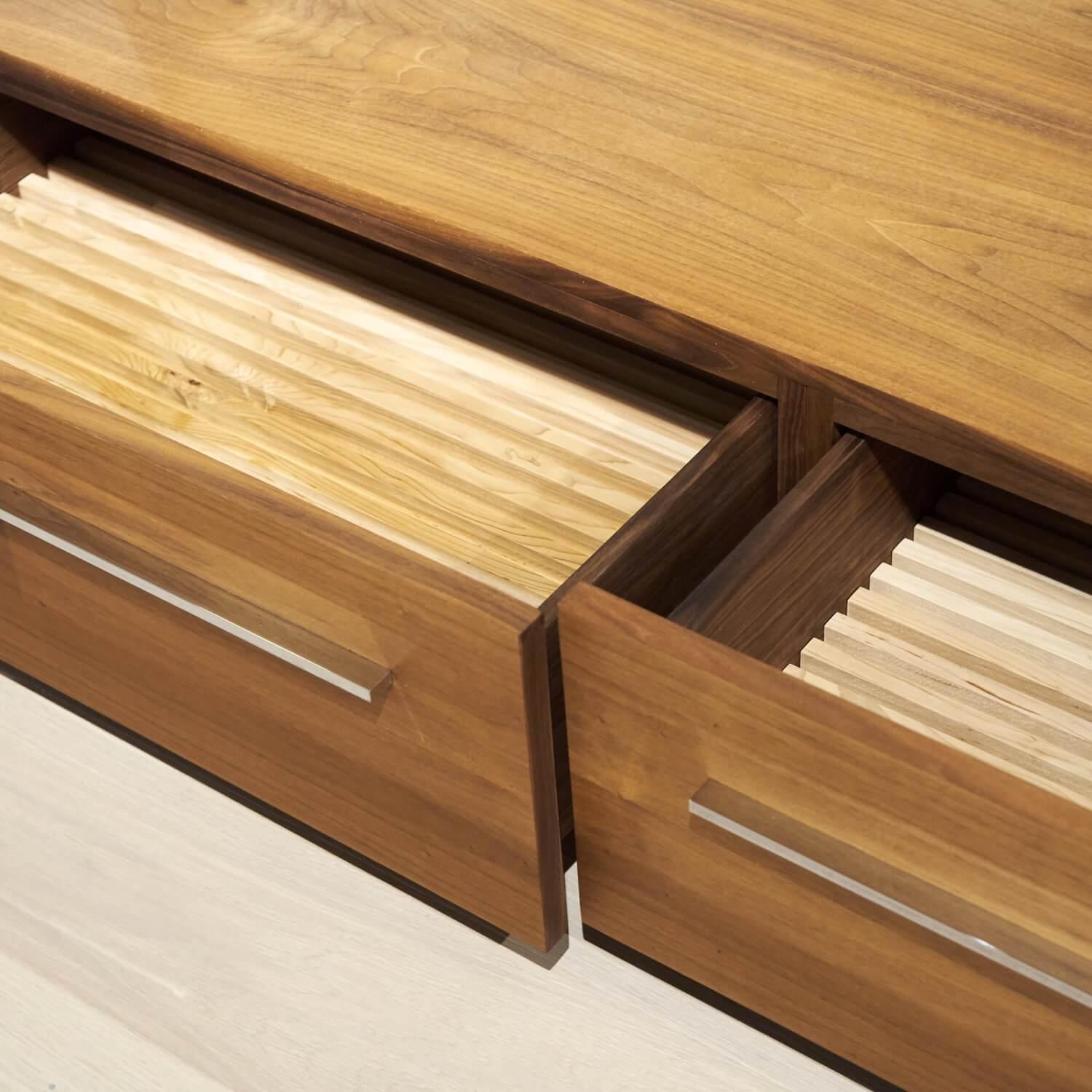 Riva1920 - Wohnwand Sipario Nussbaum Geölt - 5