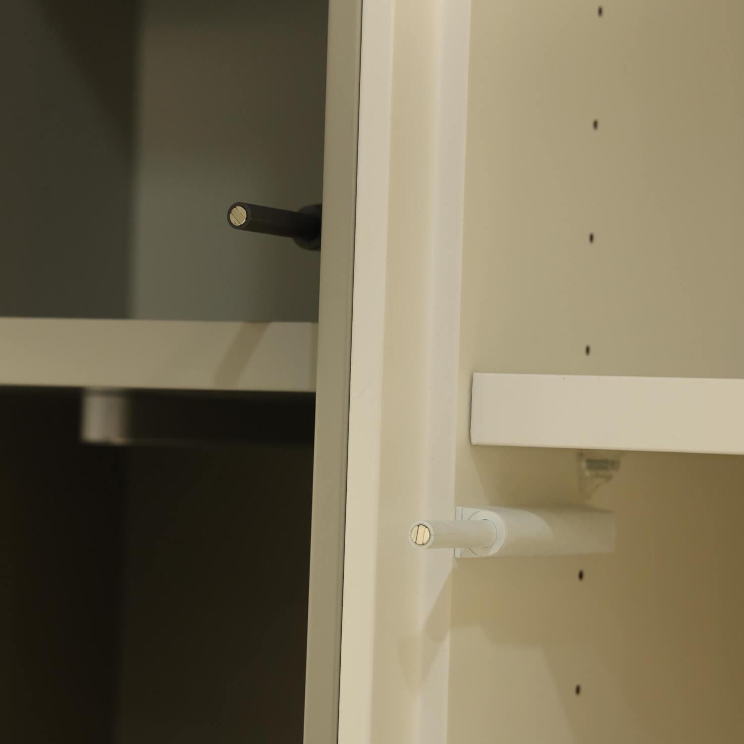 WK Wohnen - Wohnwand WK 419 Intono Glattlack 405 Muschelgrau Grau Und 419 Blütenweiß Weiß Push Beschlag Mit LED Beleuchtung - 2