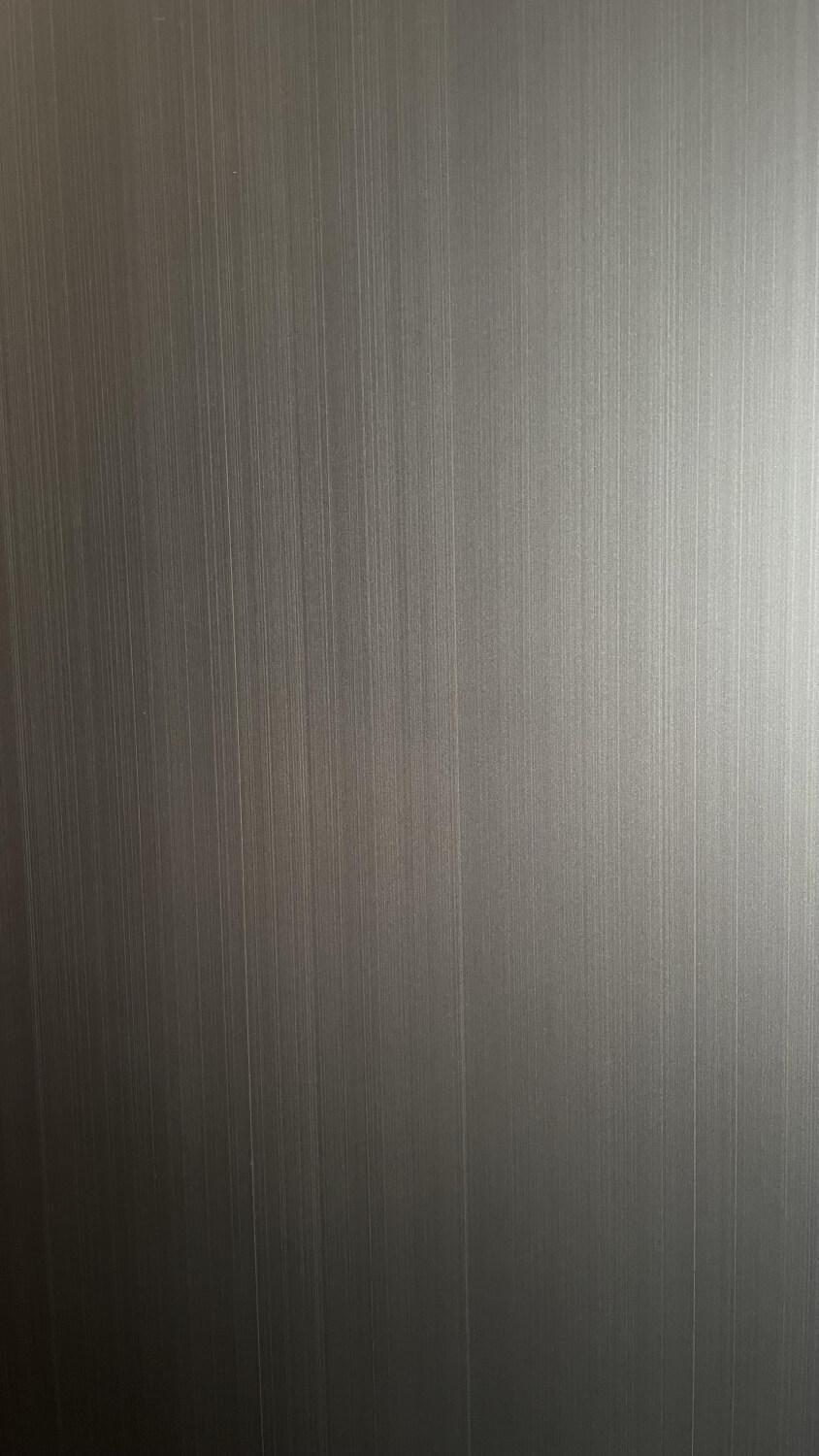 Poliform - Kleiderschrank New Entry Metallisch Lackiert Bronzo 23 Grau Anthrazit Und Ardesia Glas Grau Anthrazit Mit Beleuchtung - 2