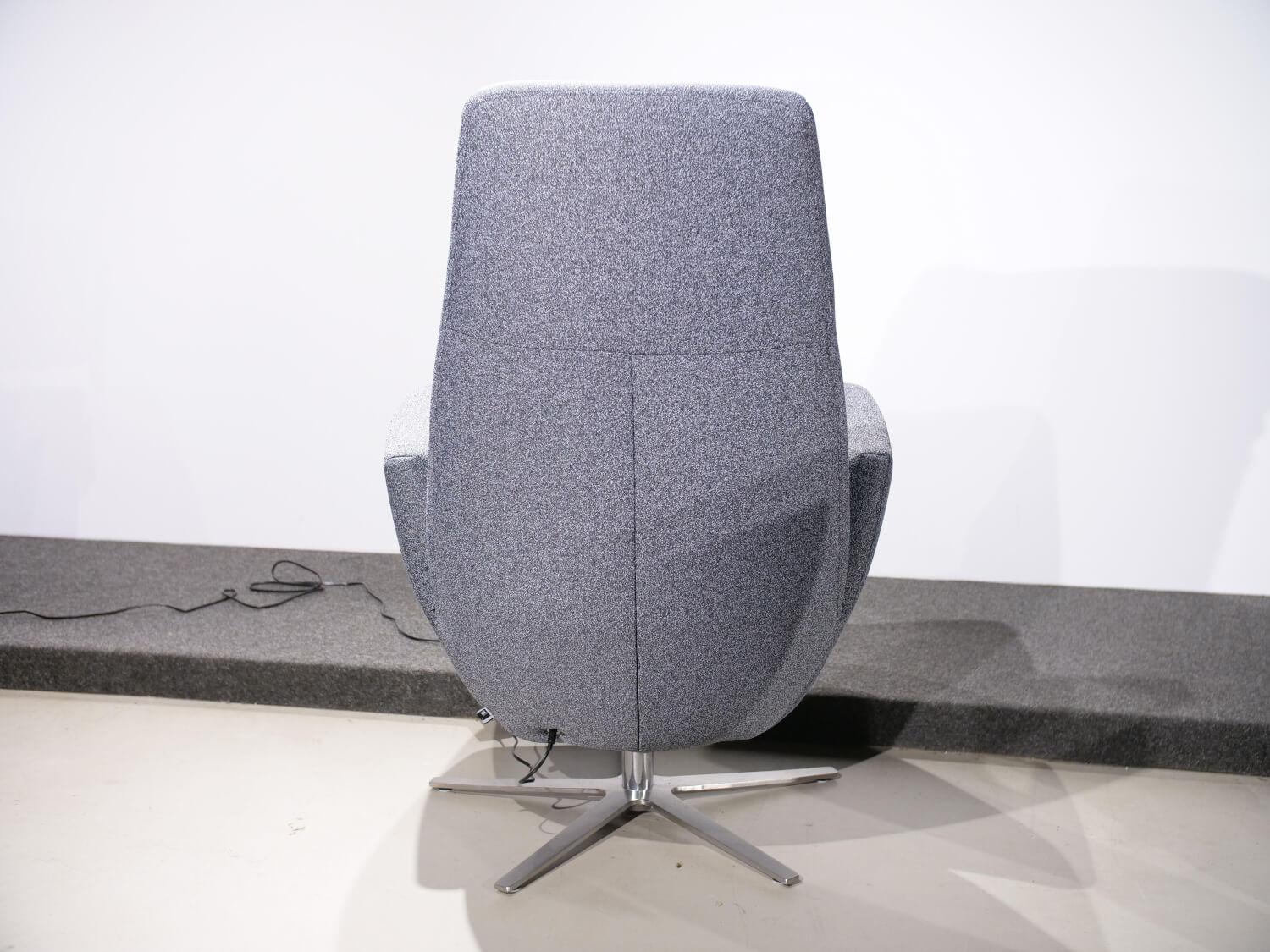 WK Wohnen - Relaxsessel WK 685 Minu Medium Stoff 34093 Blau Motorisch Verstellbar - 9