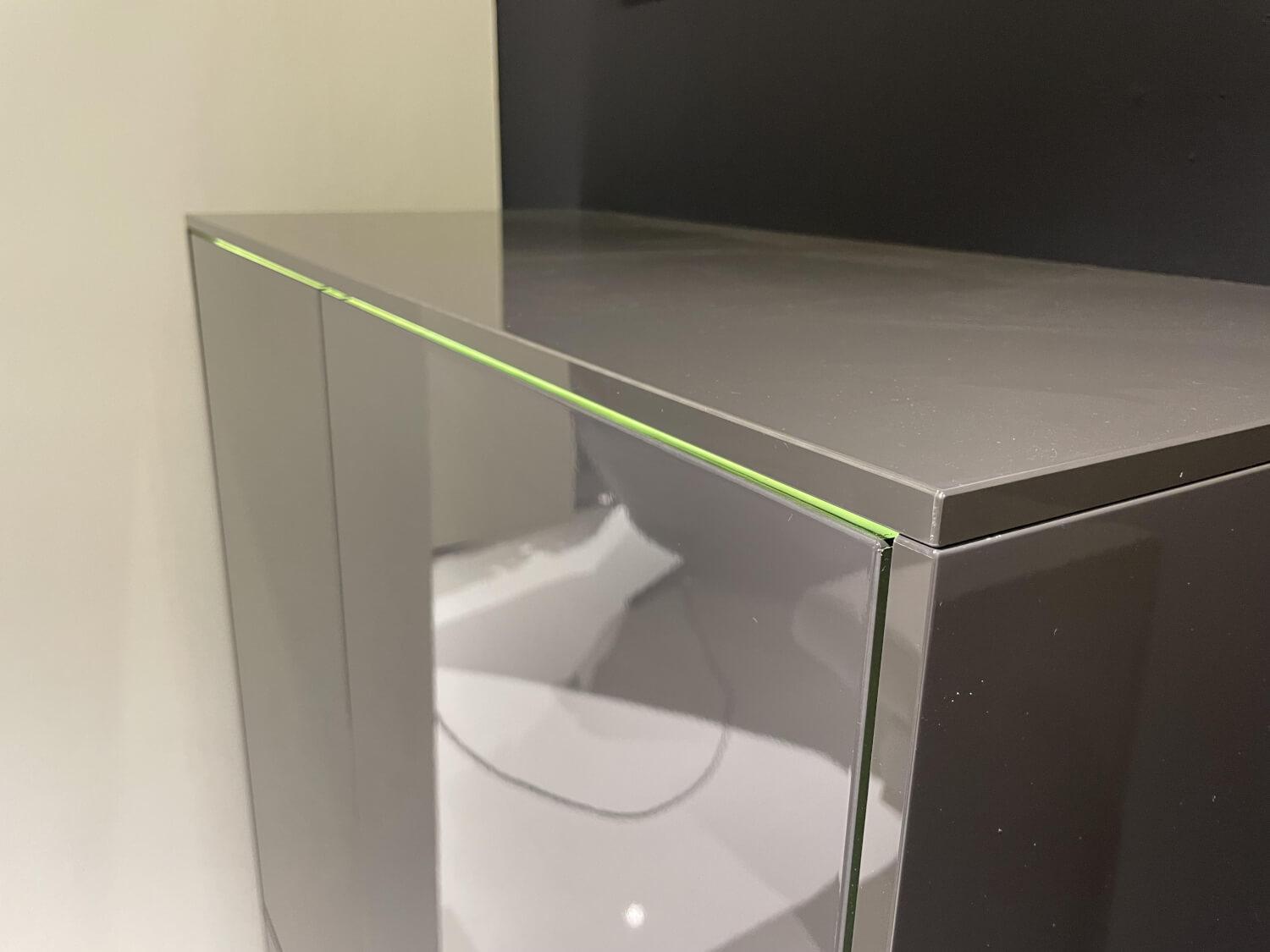 JOOP! - Highboard Gloss Cubic 72182 Front Und Korpus Schiefergrau Grau Hochglanz Kufe Chrome Mit Beleuchtung - 7